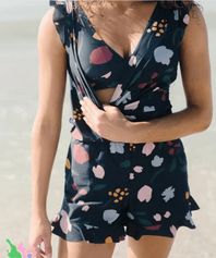 Donna | Swimsuit with ruffles and bust support