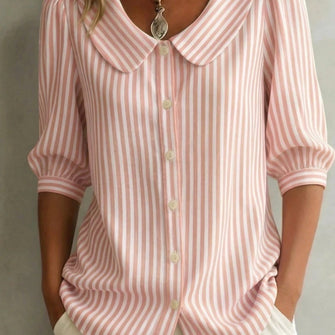 Jessica | Elegant Striped Blouse