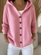Marie | Cotton Hooded Cardigan