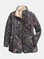 Niva | Quilted Jacket with Vintage Floral Print