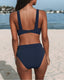 Hilary | High-Waisted Swimsuit in a Sleek Solid Design