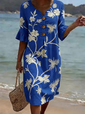 Mia | Elegant Button Dress