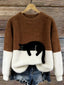 Luna | Cozy Cat Knit Sweater