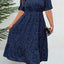 Betty | Dot Print Elegant Short Sleeve Dress