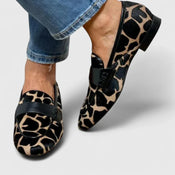Kathy | Orthopedic Leopard Print Loafers