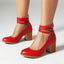 Paula | Boho Strap heels