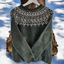 Aurora | Winter Sweater with Refined Round-Knit Shoulder Detail