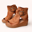 Sarah | Boho Style Heels With Buckle