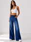 Priscilla | Elastic Waist Wide Leg Jeans