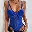 Céline | Embroidered Corset-Inspired Lace Bodysuit