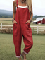Daisy - Women's jumpsuit with vintage floral pattern and art print