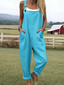 Loretta - Women's Vacation Retro Casual Wide Leg Jumpsuit