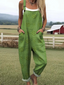 Daisy - Women's jumpsuit with vintage floral pattern and art print