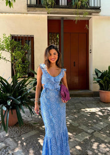 Camila | Ruffled Maxi Dress