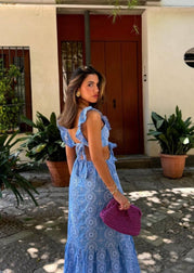 Camila | Ruffled Maxi Dress
