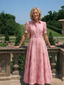 Mary | Belted Textured Dress