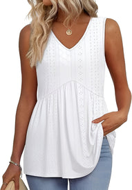 Rose | Elegante Sleeveless Top