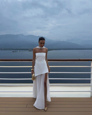Valerie | Asymmetrical Maxi Dress