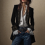 Elise | Velvet Statement Blazer