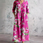 Ivory - Floral Whimsy Boho Maxi Dress