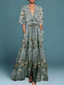 Laure | Floral Elegant Wrap Dress