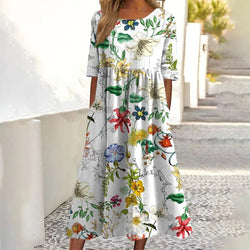 Mirevna | Floral Flowing Maxi Dress