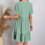 Hadley - Boho Chic Ruffle Hem Mini Dress