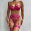 Jade | Elegant 3-Piece French Lace Lingerie Set