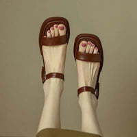 June | Leather Sandals