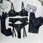 Serena | Vibrant 5-Piece Tie-Dye Lingerie Set