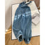 Harper | Straight Leg Bib Denim Overalls