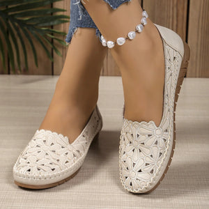Lily | Floral Comfort Flats