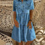 Marina | Boho Denim Dress