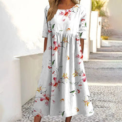 Zorelle | Floral Flowing Maxi Dress