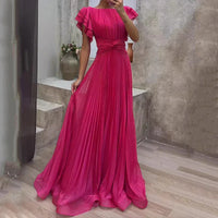 April | Pleated Evening Gown