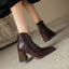Scarlett | Elegant Leather Ankle Boots