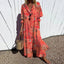 Cassidy - Boho Beauty Puff Sleeve Maxi Dress