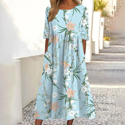 Kaelith | Floral Flowing Maxi Dress
