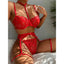 Devon | Elegant French 3-Piece Lingerie Ensemble