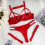 Amanda | Alluring 4-Piece Lace Lingerie Ensemble