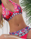 Nea | Bikini with Floral and Geometric Pattern