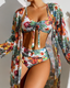 Glenda | Bikini with Floral Skirt