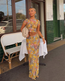 Amaris | Floral Print Two Piece Set