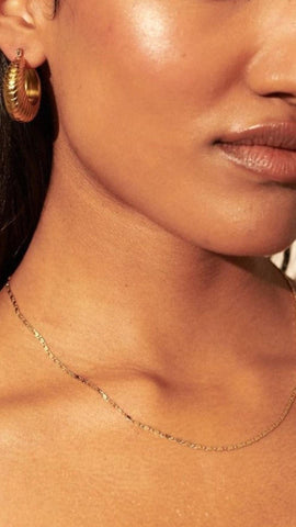 Sloane | Gold-Plated Hoop Earrings