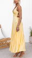 Aby - Yellow Maxi Dress