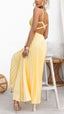 Aby - Yellow Maxi Dress
