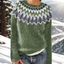 Eira | Warm sweater with Classic Winter Details