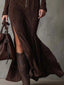 Chelsea | Vintage Belted Maxi Dress