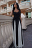 Viara | Paneled Maxi Dress