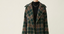 Ivy | Forest Green Check Longline Coat